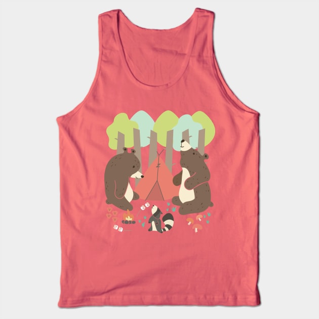 Bears of Summer Tank Top by LimeGreenPalace